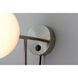 Duo LED 6 inch Satin Nickel Sconce Wall Light